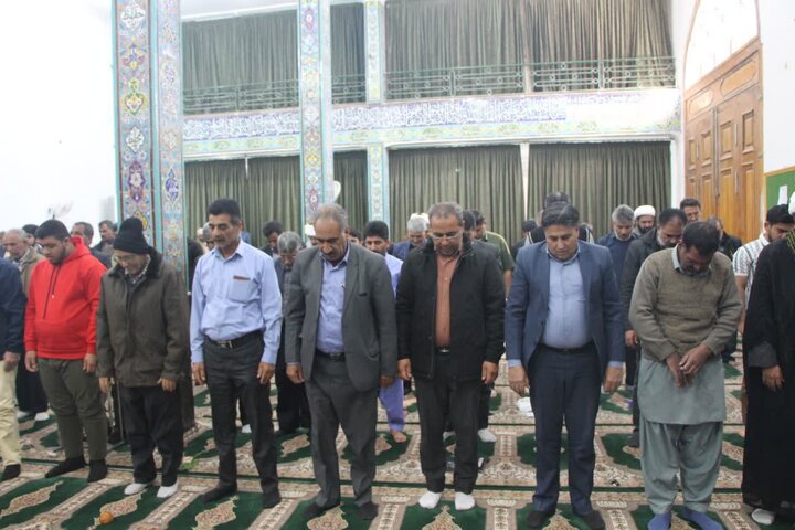 تصاویر/ آیین عبادی سیاسی نماز جمعه شهرستان بنجار