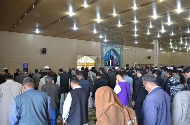 تصاویر/آیین عبادی سیاسی نماز جمعه شهرستان زهک