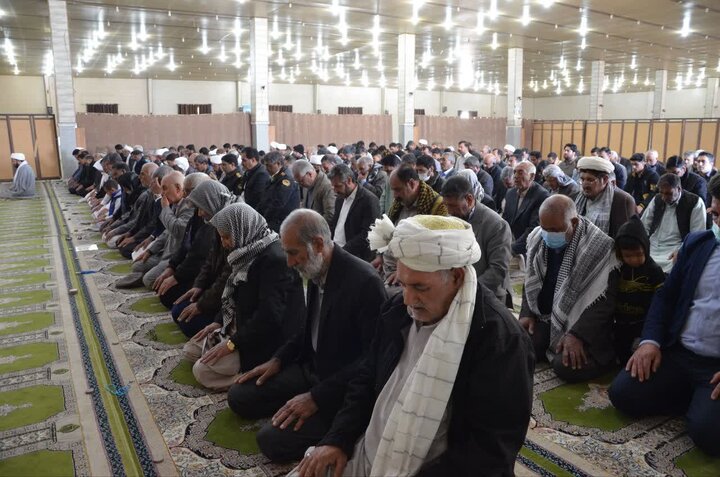 تصاویر/آیین عبادی سیاسی نماز جمعه شهرستان زهک
