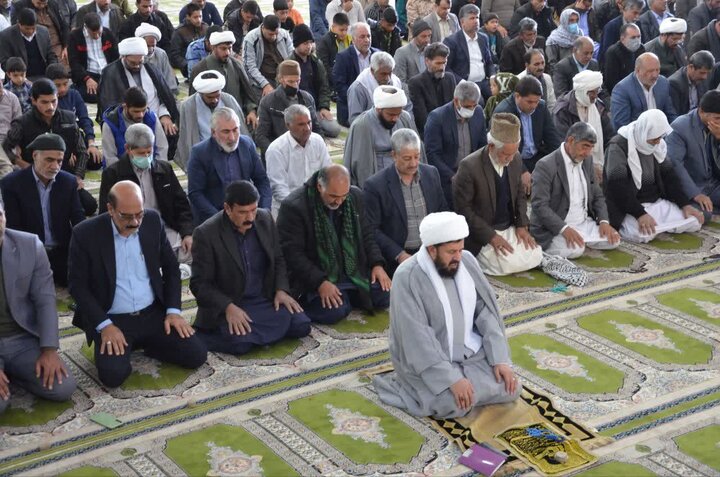 تصاویر/آیین عبادی سیاسی نماز جمعه شهرستان زهک