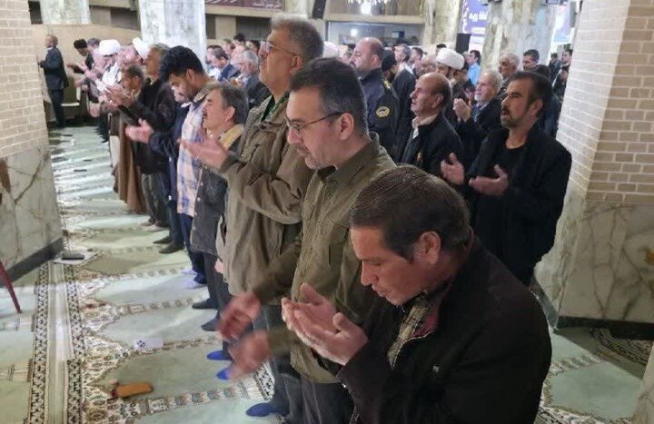 تصاویر/ برگزاری نماز جمعه شهرستان خاتم