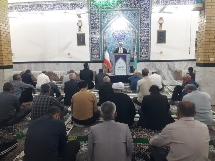 نماز جمعه چغادک به روایت تصویر