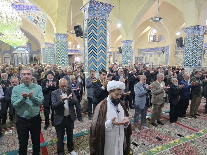 تصاویر/ برگزاری نماز جمعه شهرستان بهاباد