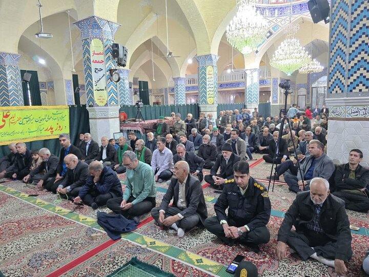 تصاویر/ برگزاری نماز جمعه شهرستان بهاباد