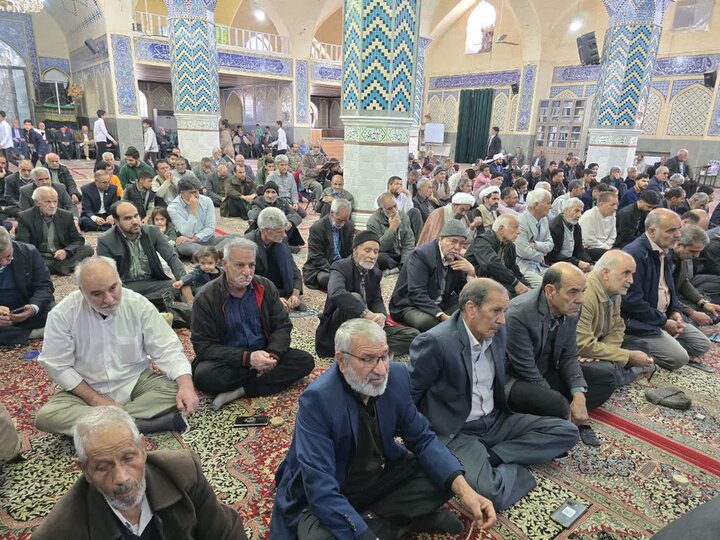 تصاویر/ برگزاری نماز جمعه شهرستان بهاباد