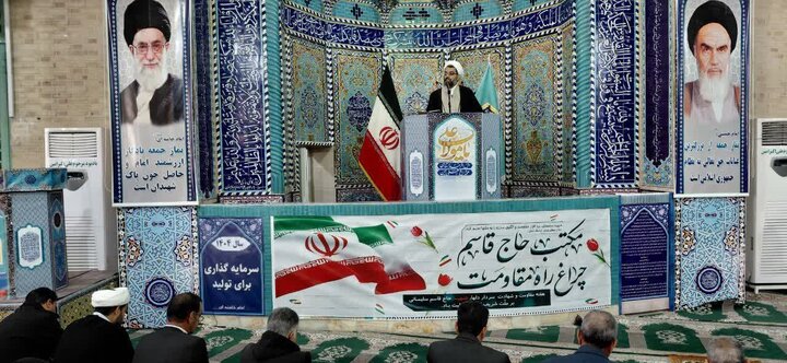 تصاویر/ اقامه نماز جمعه شهر انار