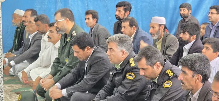 تصاویر/ اقامه نماز جمعه شهر ریگان