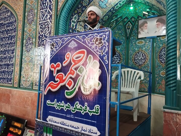 تصاویر/ نمازجمعه این هفته شهر سعدآباد