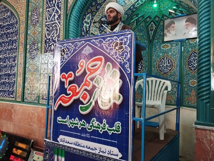 تصاویر/ نمازجمعه این هفته شهر سعدآباد