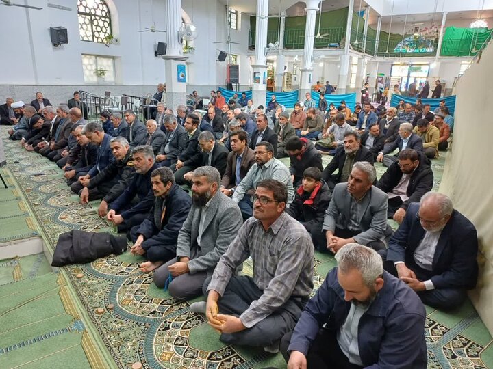 تصاویر/ اقامه نماز جمعه شهر امین شهر