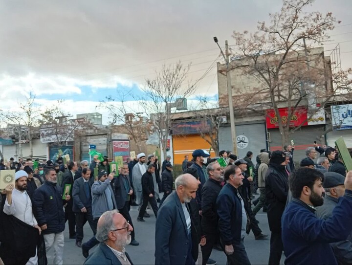 تصاویر / خروش مردم سراسر استان همدان در پی هتک حرمت به ساحت قرآن کریم