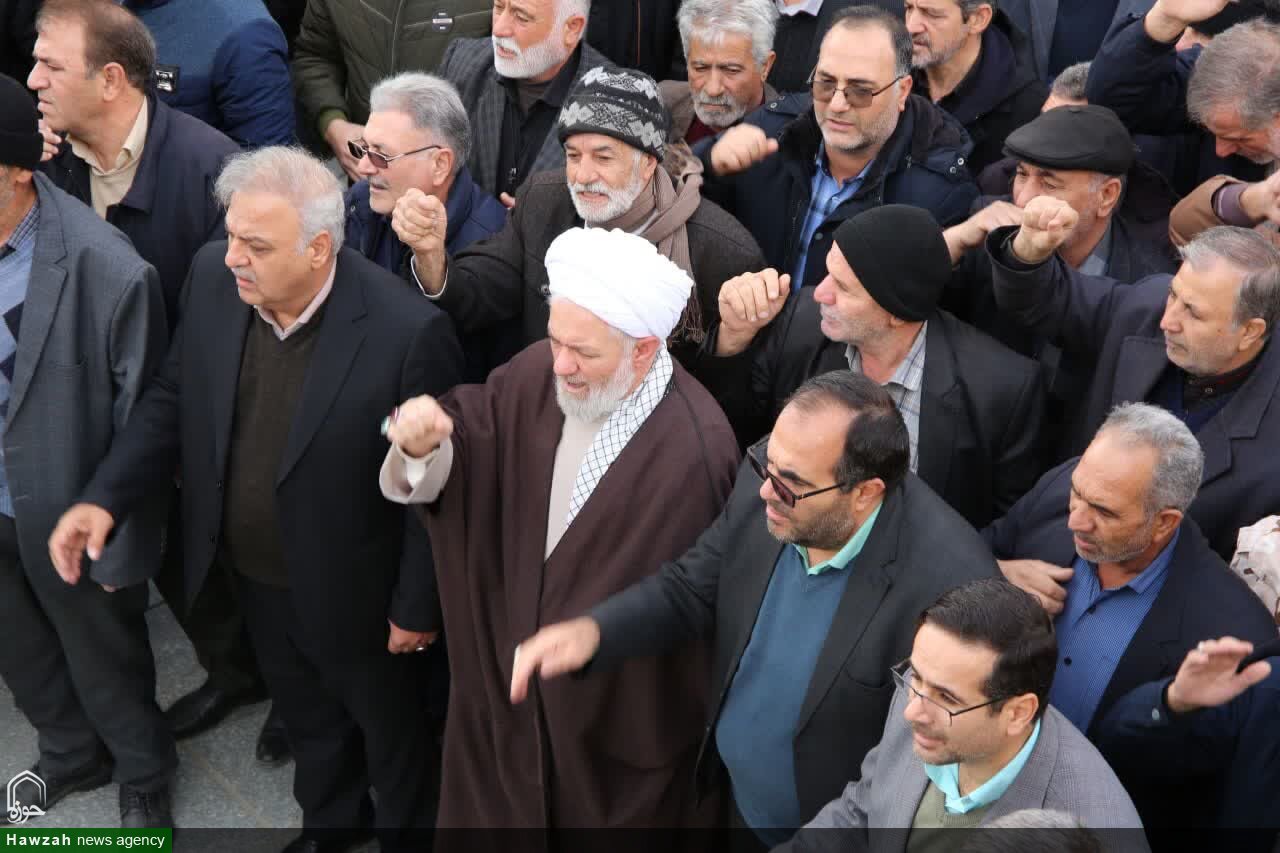 تصاویر / خروش مردم اسدآباد علیه اغتشاشگران