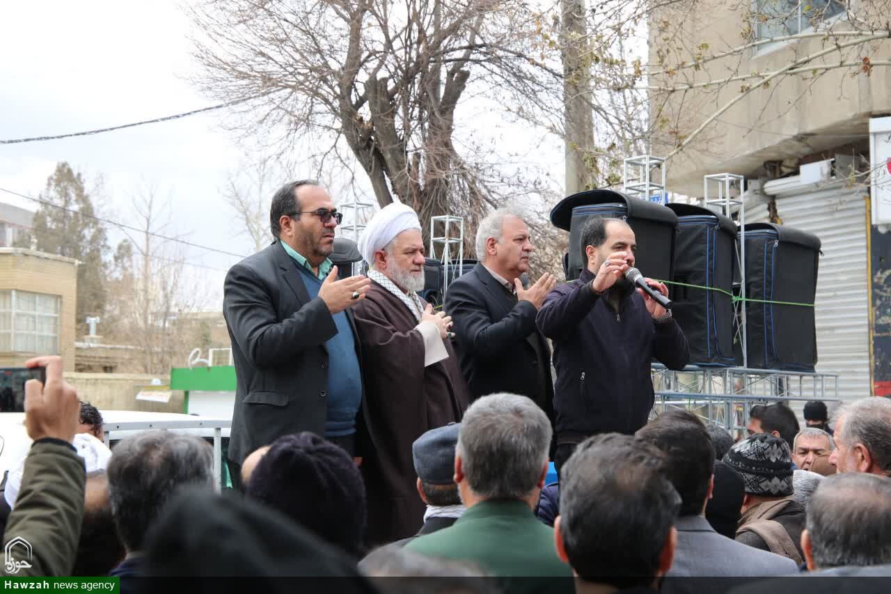 تصاویر / خروش مردم اسدآباد علیه اغتشاشگران