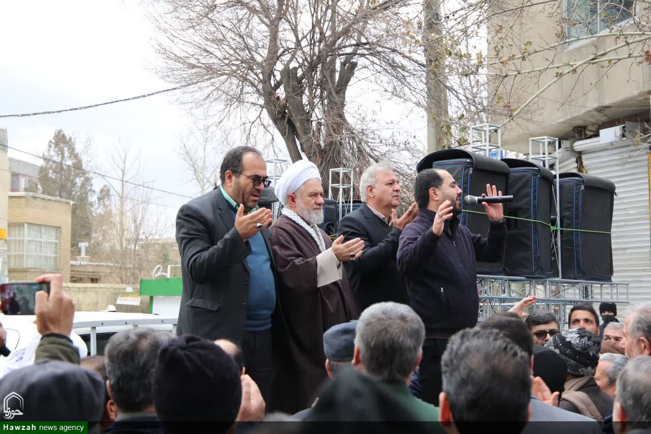 تصاویر / خروش مردم اسدآباد علیه اغتشاشگران