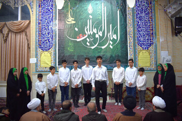 تصاویر/ گرامیداشت روز پدر و جشن میلاد امام علی(ع) در مسجد امیرالمؤمنین(ع) بیجار