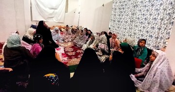 تصاویر/ آغاز تبلیغ و آموزش طلاب مدرسه علمیه فاطمه‌الزهرا(س) در مراسم اعتکاف خوسف