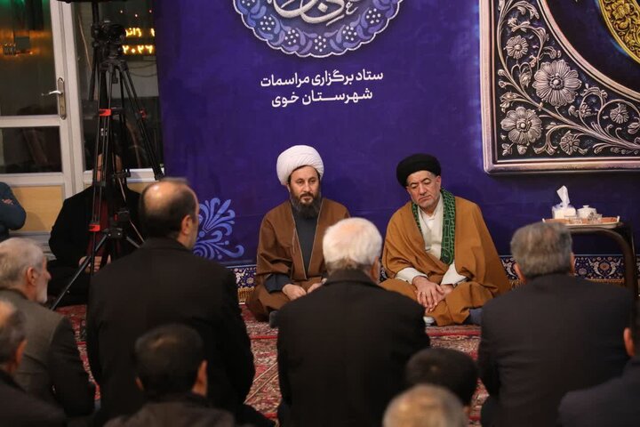 تصاویر/ مراسم جشن ولادت امام علی علیه و بزرگداشت سالگرد شهادت سردار سلیمانی در خوی