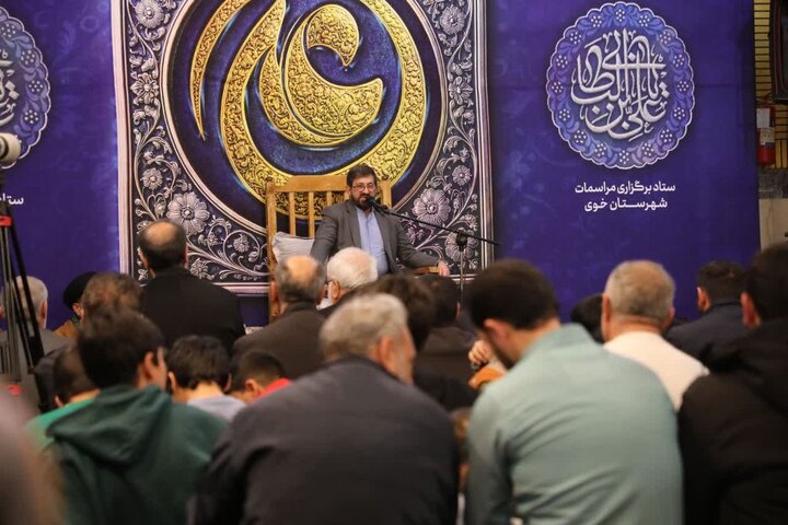 تصاویر/ مراسم جشن ولادت امام علی علیه و بزرگداشت سالگرد شهادت سردار سلیمانی در خوی