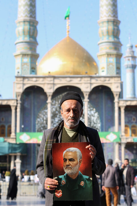 به یاد پدر مقاومت شهید حاج قاسم سلیمانی+ تصاویر