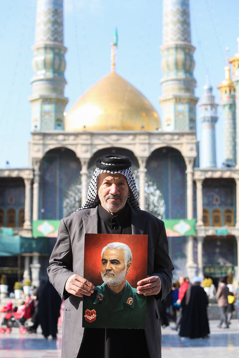 به یاد پدر مقاومت شهید حاج قاسم سلیمانی+ تصاویر