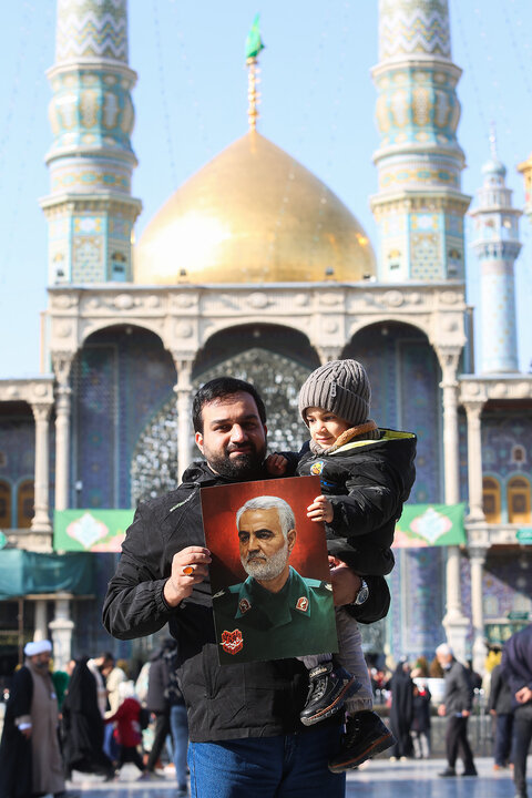 به یاد پدر مقاومت شهید حاج قاسم سلیمانی+ تصاویر