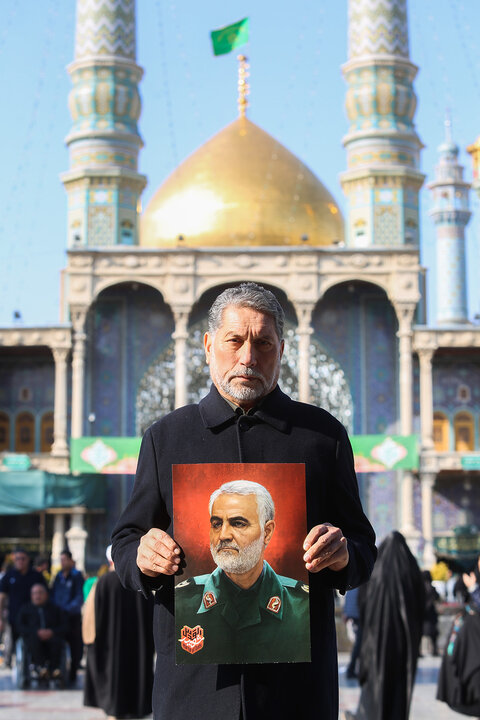 به یاد پدر مقاومت شهید حاج قاسم سلیمانی+ تصاویر