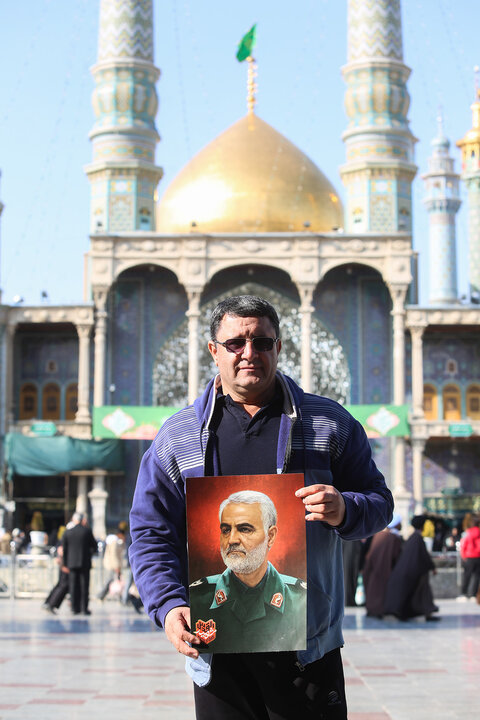 به یاد پدر مقاومت شهید حاج قاسم سلیمانی+ تصاویر