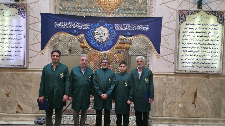 تصاویر/ تکریم پدران شهدا و آیین ملبس شدن خدام در حرم امامزاده صالح(ع)