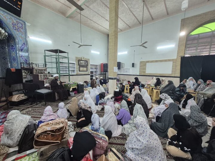 تصاویر/ حضور امام جمعه پاکدشت در جمع معتکفین