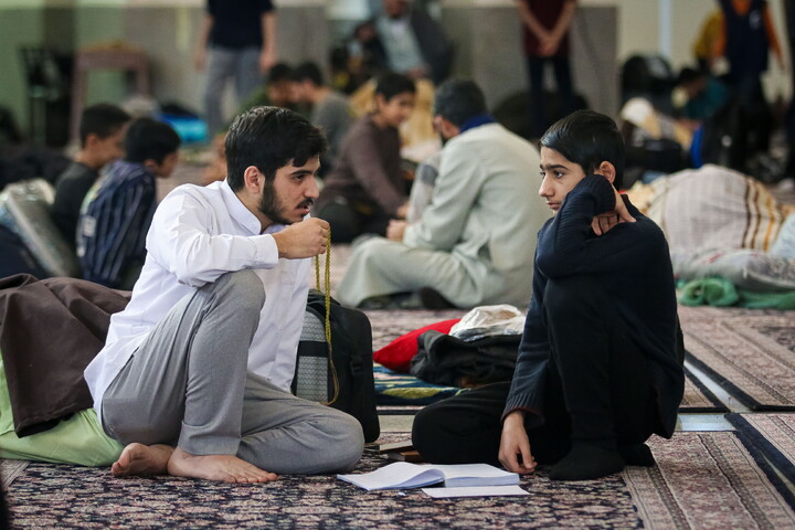 تصاویر/ آغاز آیین اعتکاف رجبیه در مصلی قدس