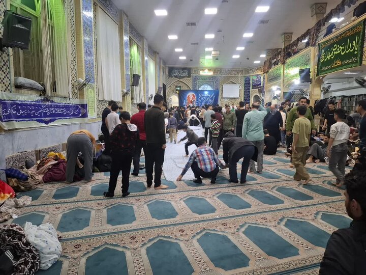 تصاویر/ آغاز اعتکاف مردمی در مسجدباب الحوایج کاشان