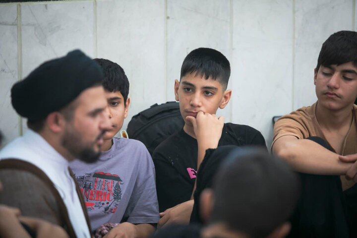 تصاویر/ اعتکاف دانش آموزی در امامزادگان ابراهیم و محمد(ع)