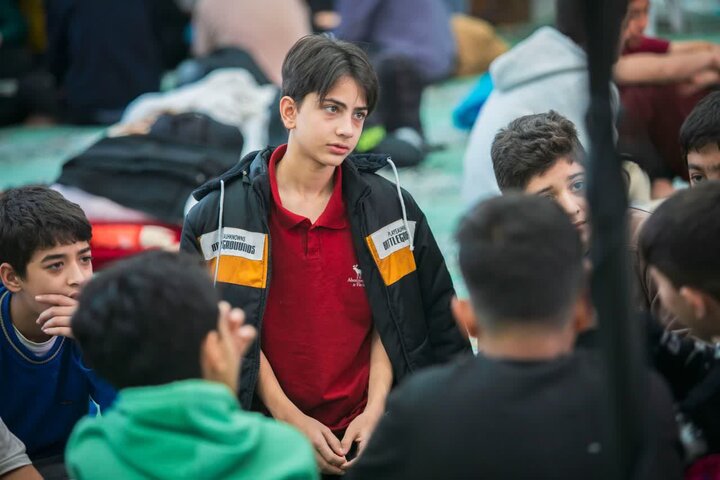 تصاویر/ اعتکاف دانش آموزی در امامزادگان ابراهیم و محمد(ع)