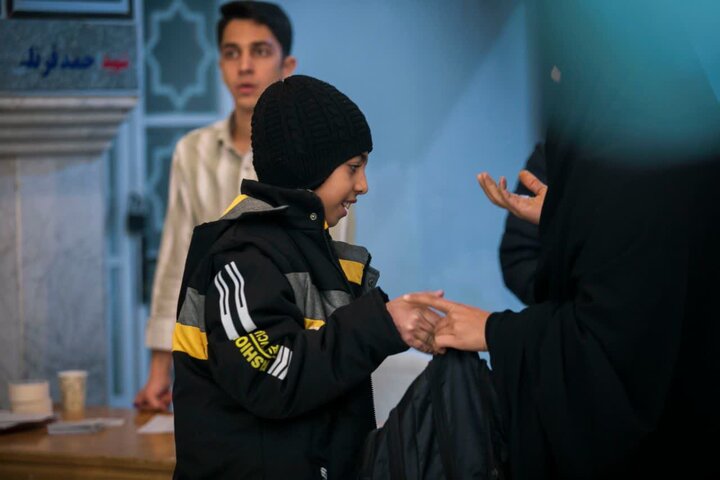 تصاویر/ اعتکاف دانش آموزی در امامزادگان ابراهیم و محمد(ع)