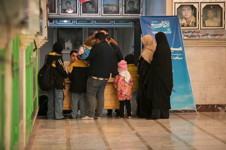 تصاویر/ اعتکاف دانش آموزی در امامزادگان ابراهیم و محمد(ع)