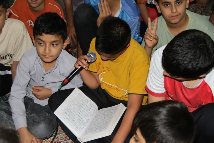 تصاویر/ حضور مدیر حوزه علمیه بوشهر در جمع معتکفین چغادک