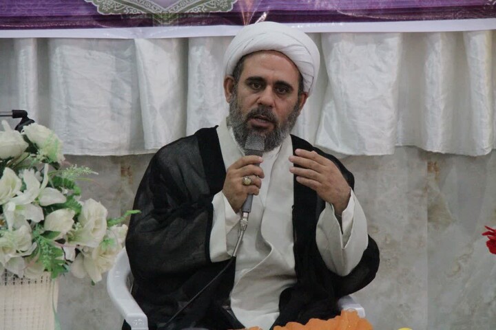تصاویر/ حضور مدیر حوزه علمیه بوشهر در جمع معتکفین چغادک