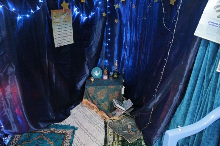 تصاویر/ حضور مدیر حوزه علمیه بوشهر در جمع معتکفین چغادک