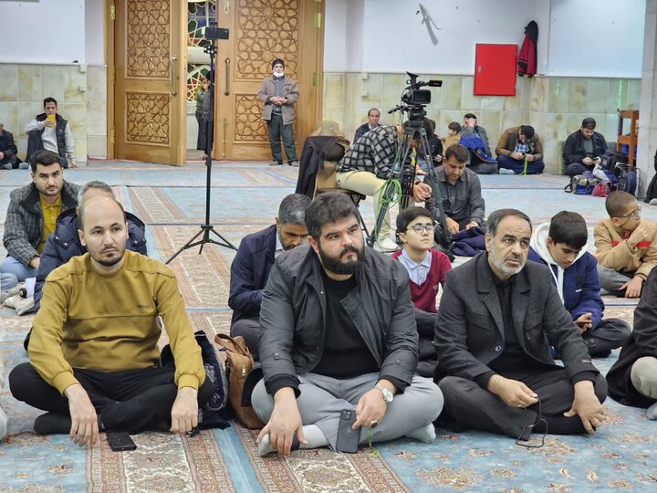 تصاویر/حضور حجت‌الاسلام والمسلمین پورذهبی در مراسم اعتکاف مسجد مهدیه سنندج