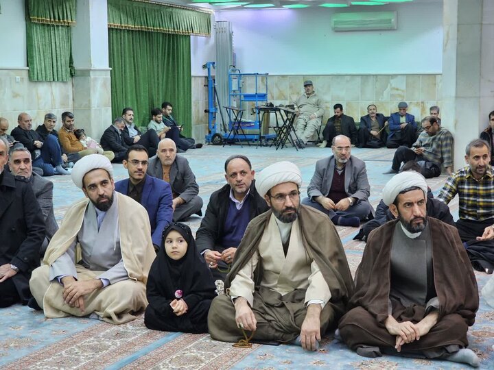 تصاویر/حضور حجت‌الاسلام والمسلمین پورذهبی در مراسم اعتکاف مسجد مهدیه سنندج