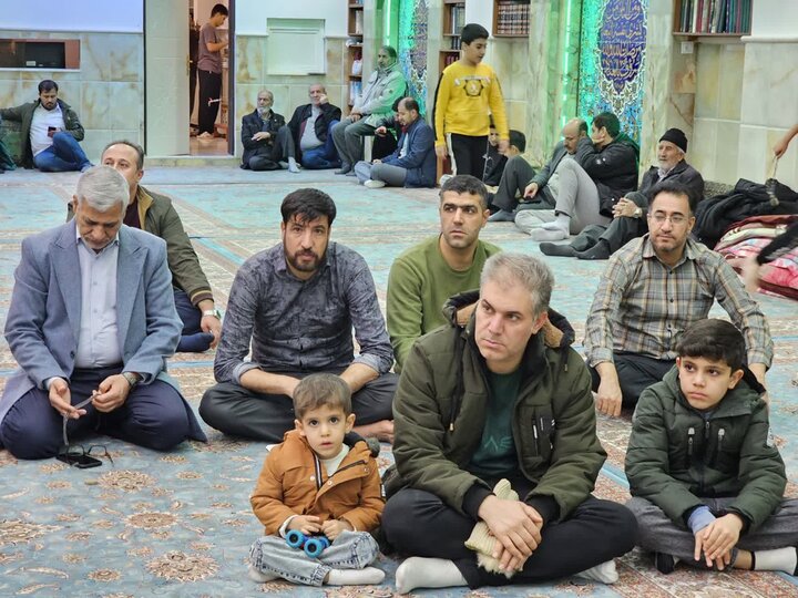 تصاویر/حضور حجت‌الاسلام والمسلمین پورذهبی در مراسم اعتکاف مسجد مهدیه سنندج