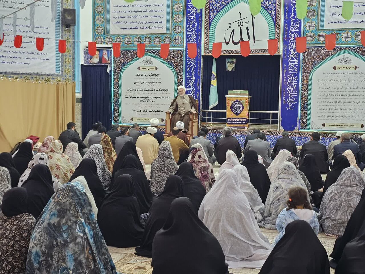 تصاویر/ دیدار حجت‌الاسلام والمسلمین پورذهبی با معتکفین مسجد امام حسین(ع) بیجار