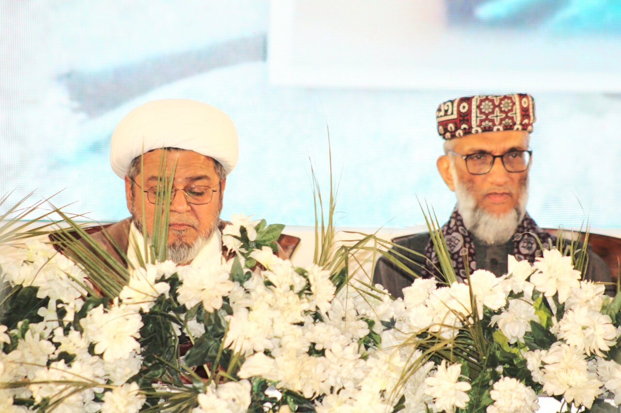 علامہ شبیر میثمی کی ایرانی قونصلیٹ کراچی میں پروگرام "یاد شہدائے مقاومت" میں خصوصی شرکت اور خطاب