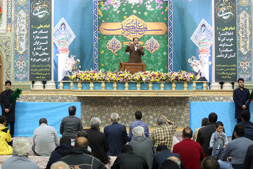 تصاویر/ جشن شام میلاد امام علی (ع) در حرم بانوی کرامت