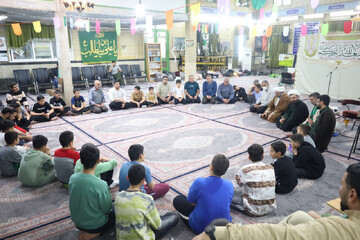 تصاویر/ مراسم اعتکاف در مسجد جامع محله مرانک