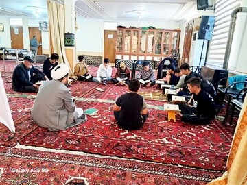 تصاویر / مراسم اعتکاف در شهرستان جلفا