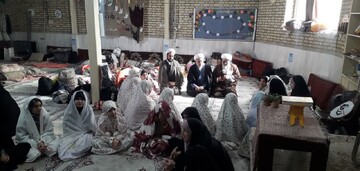 تصاویر/ حضور امام جمعه ساوه در اعتکاف دانش آموزی