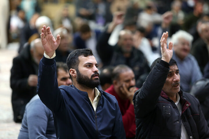 جشن شام میلاد امام علی (ع) در حرم بانوی کرامت + تصاویر