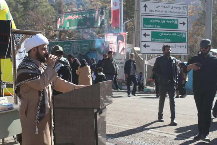 موکب طلاب سطح عالی حوزه علمیه کرمان در روز پایانی