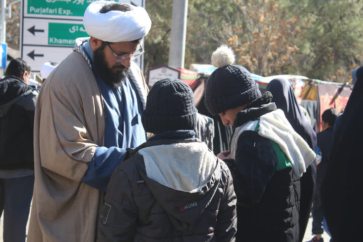 موکب طلاب سطح عالی حوزه علمیه کرمان در روز پایانی